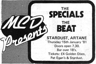 specials beat jan 15 1981 advert
