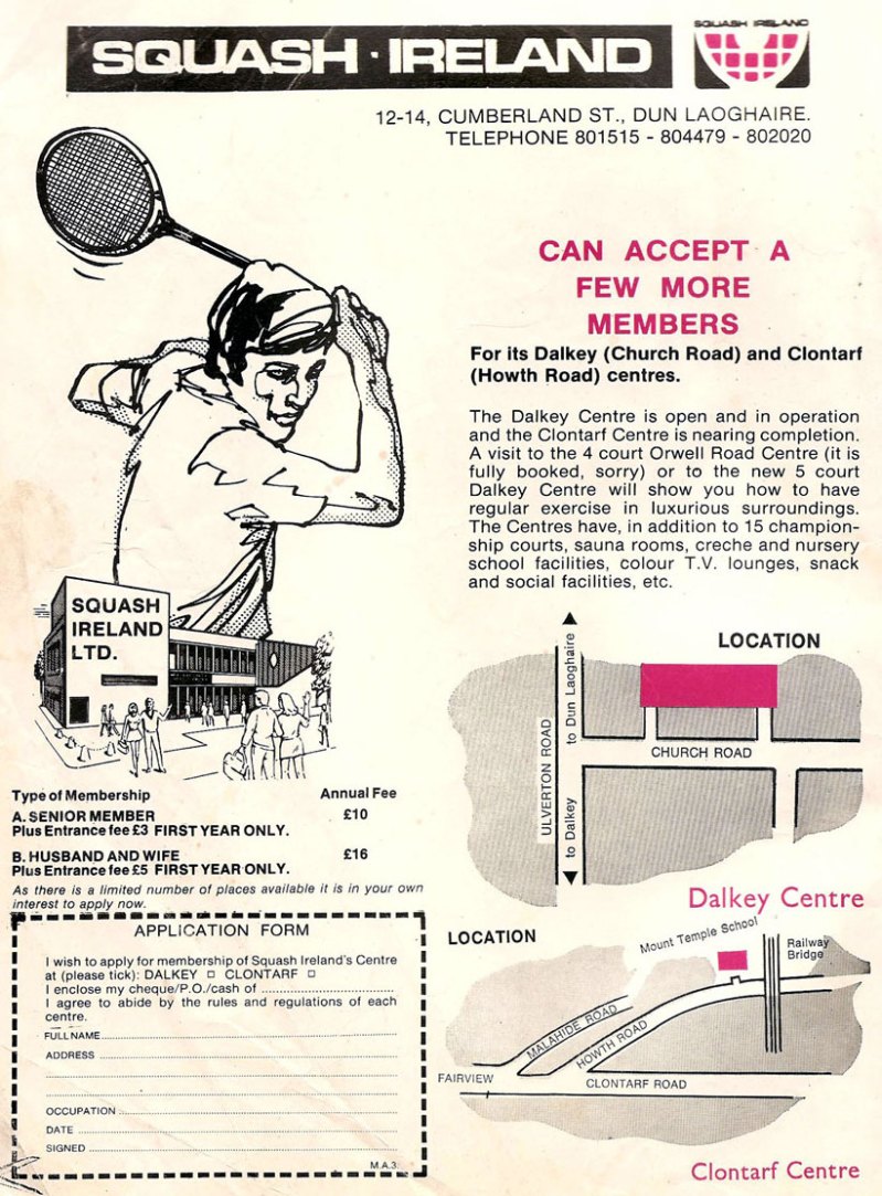 dublin 1974 squashireland