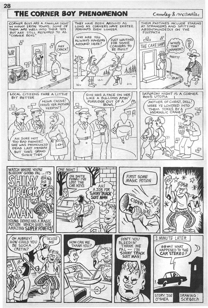Yellow Press Ireland Comic Magazine 1992 cornerboy