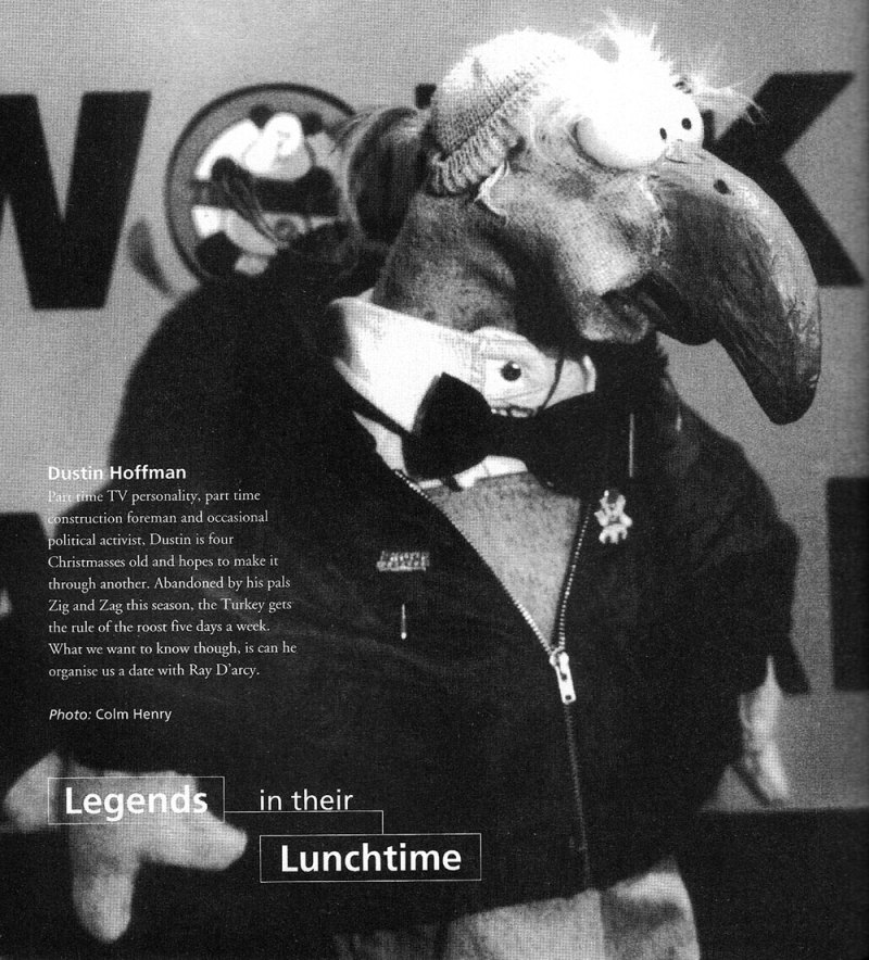 d'Side dSide 1993 Dublin Ireland Style magazine dustin the turkey