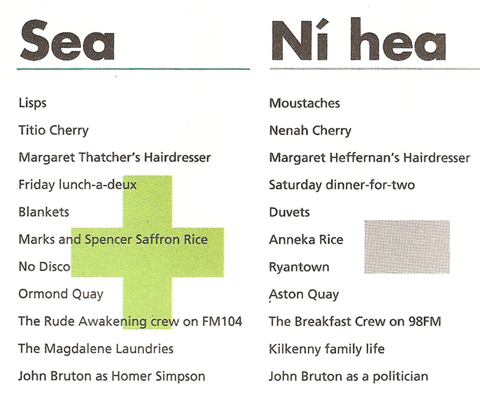 d'Side dSide 1993 Dublin Ireland Style magazine sea ni hea