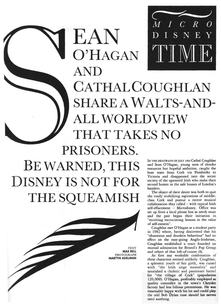 micro disney the face 1987 page 1