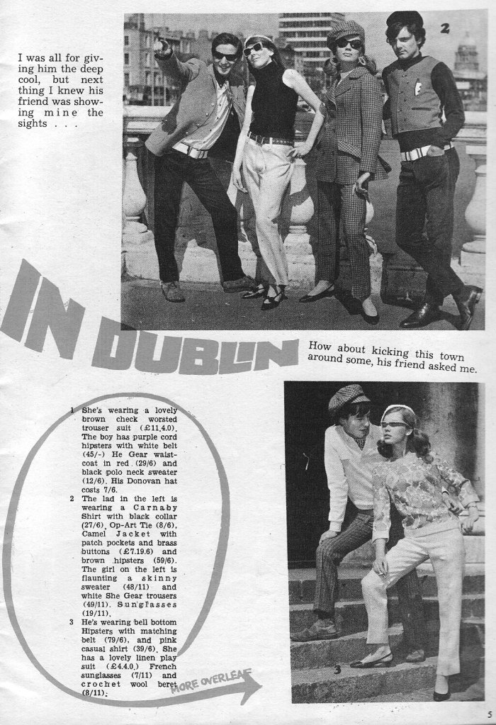 dublin 1966 mod roches stores fashion shoot