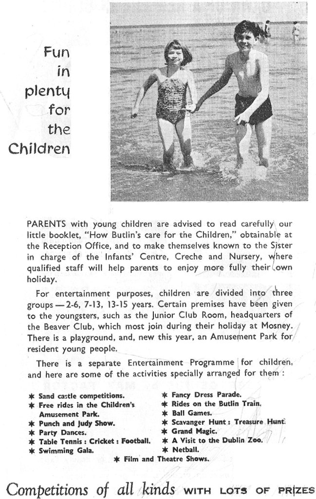 beach butlins mosney 1962