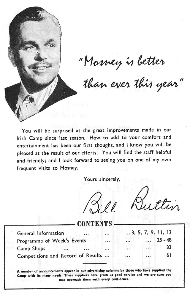 billy butlin 1962 mosney