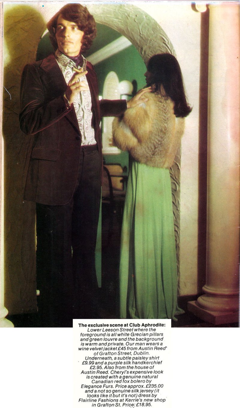 fashion aprhodite nightclub leeson st dublin 1974