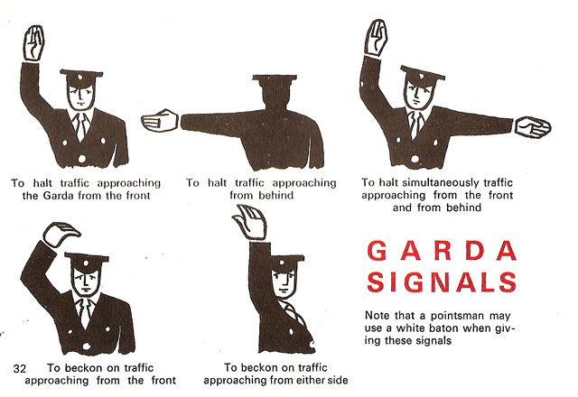 irish rules of the road 1967 ireland garda