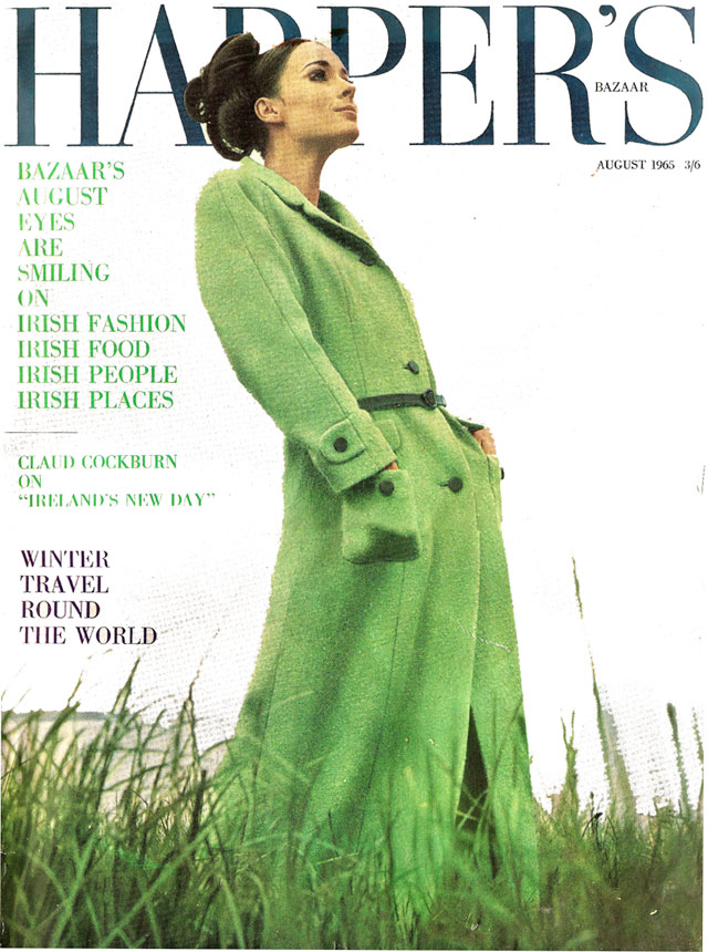 Harpers Bazaar August 1965 Cover