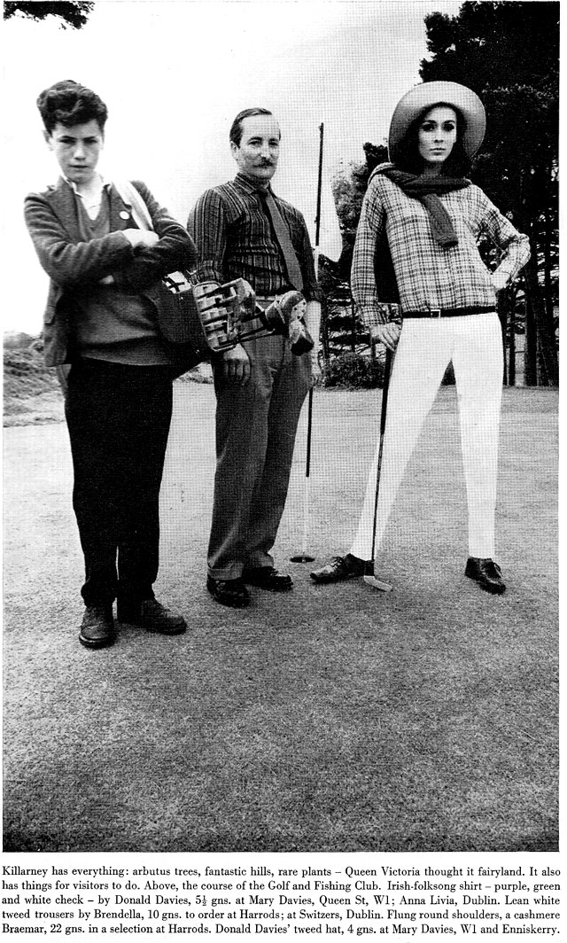 Harpers Bazaar August 1965 golf