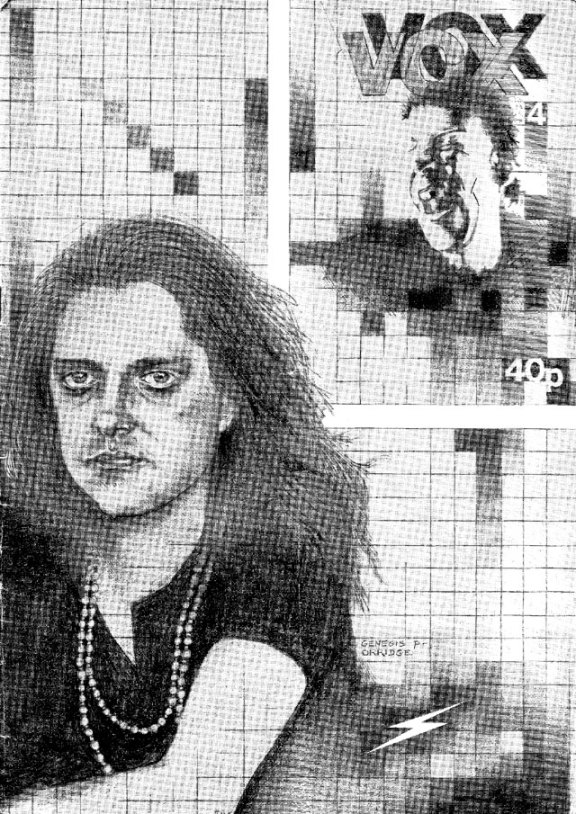 vox cover issue 4 1980 genesis p orridge