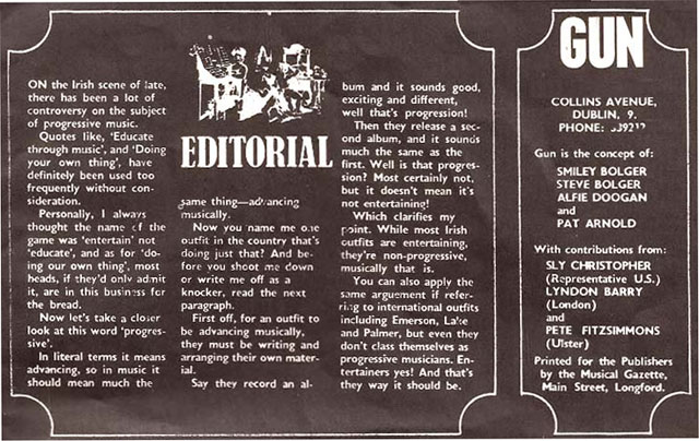 dublin mag gun editorial 1972 issue 4