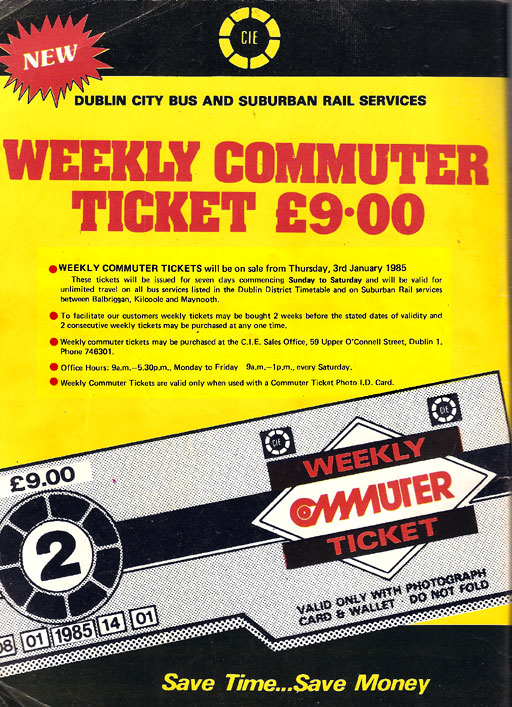 integrated ticket dublin bus rail1982