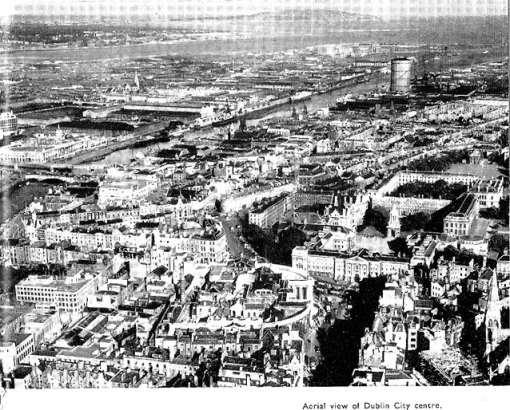 aerial dublin 1950s from 1957 booklet