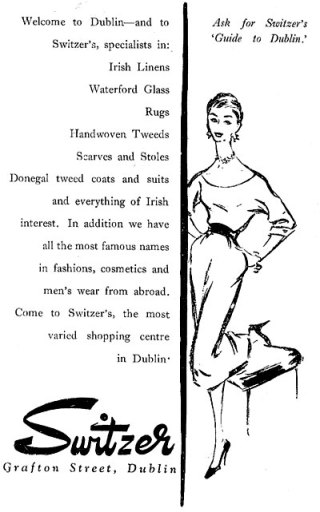 switzers dublin advert 1957