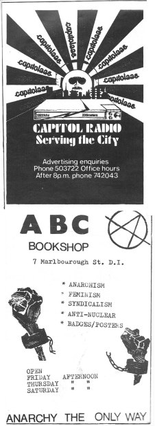 adverts anarchy book shop talbot st d1 anarchy book shop talbot st d1