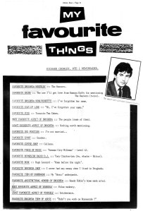 richard crowley favourite things