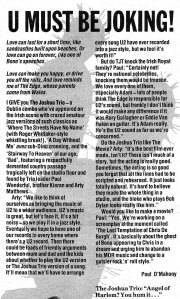 joshua_trio_nme_article_1988