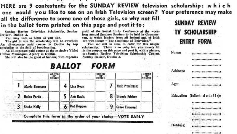 bottom-tv-contest  sunday review april 1961