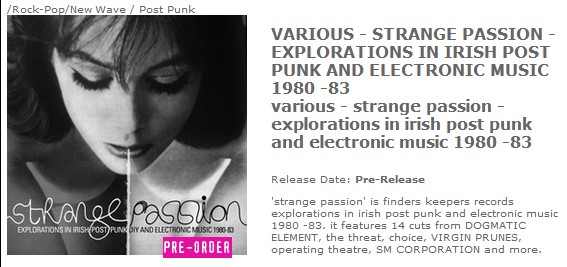 strange passion finders keepers pre order from Rough Trade