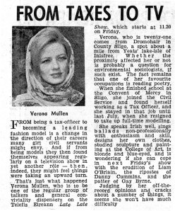 veronica mullen late late 1962