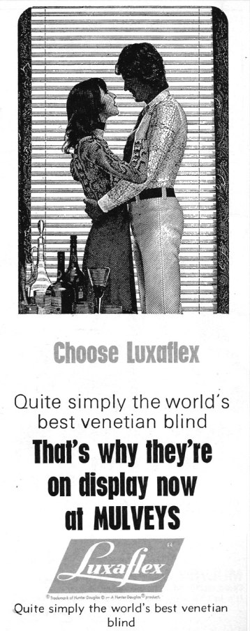 luxaflex-advert-mulveys--dublin-1971