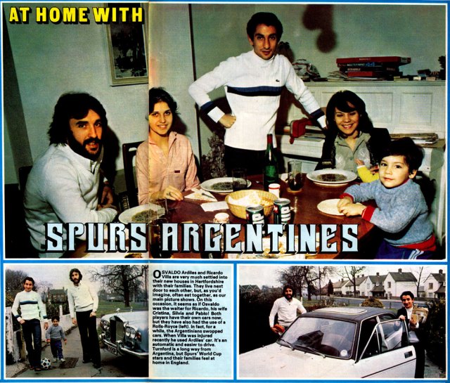 at home with ossie ardiles 1979