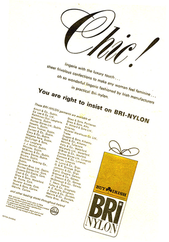 Bri-Nylon, Glen Abbey, Tallaght - Miss Magazine, 1966