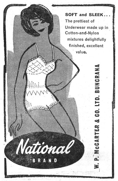 National Brand, McCarter, Buncranna, 1962