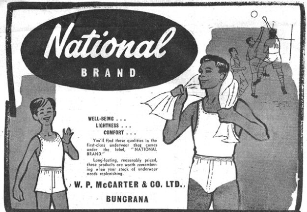 National Brand, McCarter, Buncranna, 1962