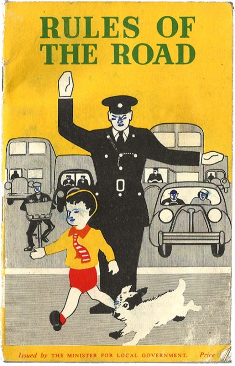 cover rules of road ireland 1957