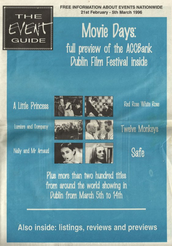 dublin event guide Feb  1996 cover