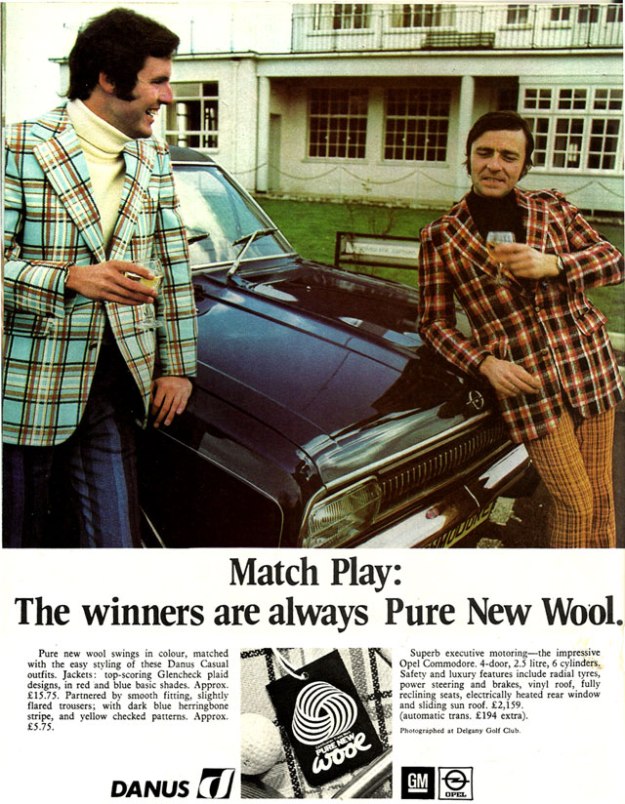 Danus outfits opel commodore Delgany Golf Course 1971