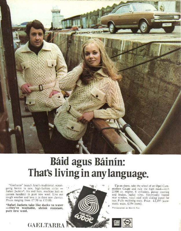  gaeltarra wool howth pier opel commondore coupe 1971