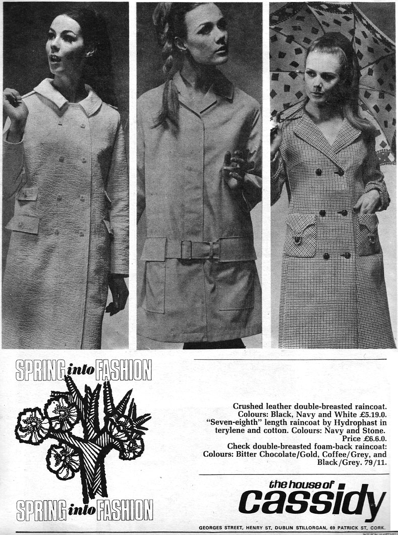 cassidys fashions ireland 1967