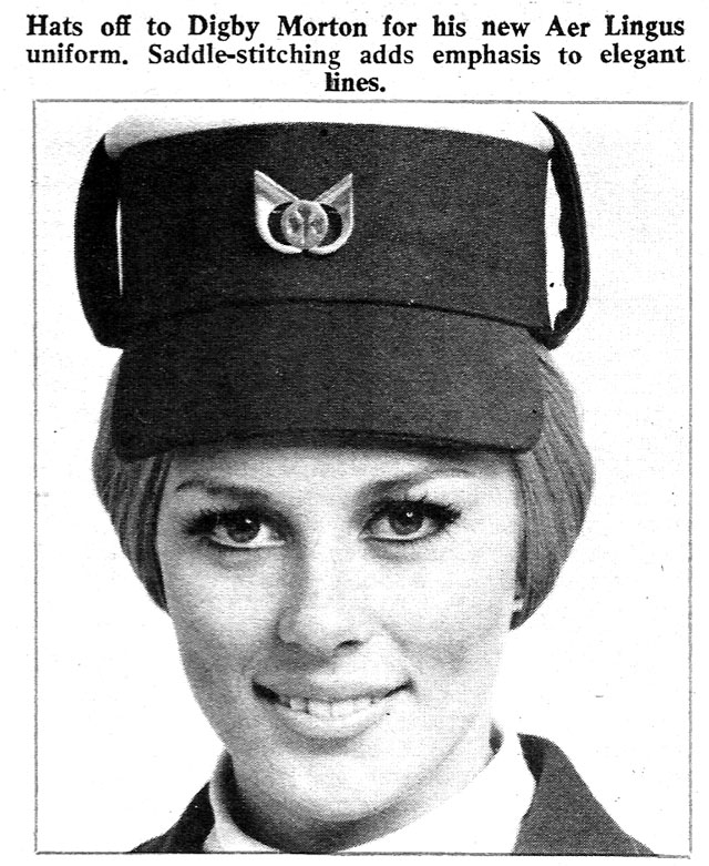 hat-aer lingus new look 1970 - digby-mortan