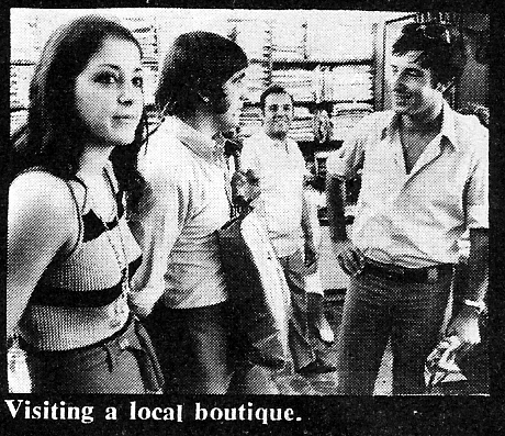 joe dolan  in israel 1970 boutique visit