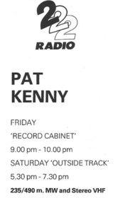 pat-kenny- back of photo promo 2fm card circa 1980
