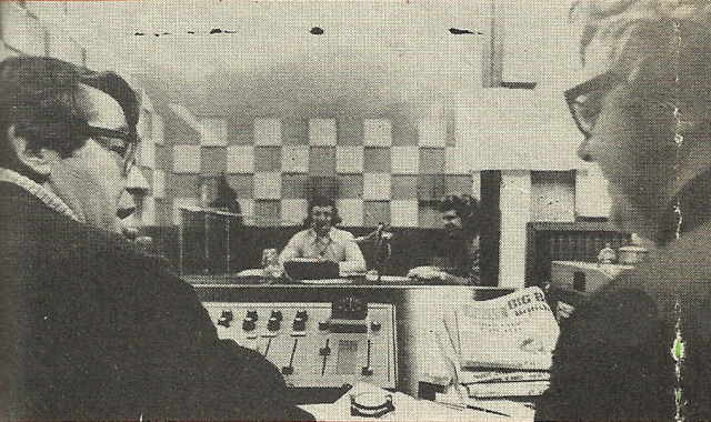 Disc a Gogan - with Larry, Ian Corr and Producer Tony Gaynor