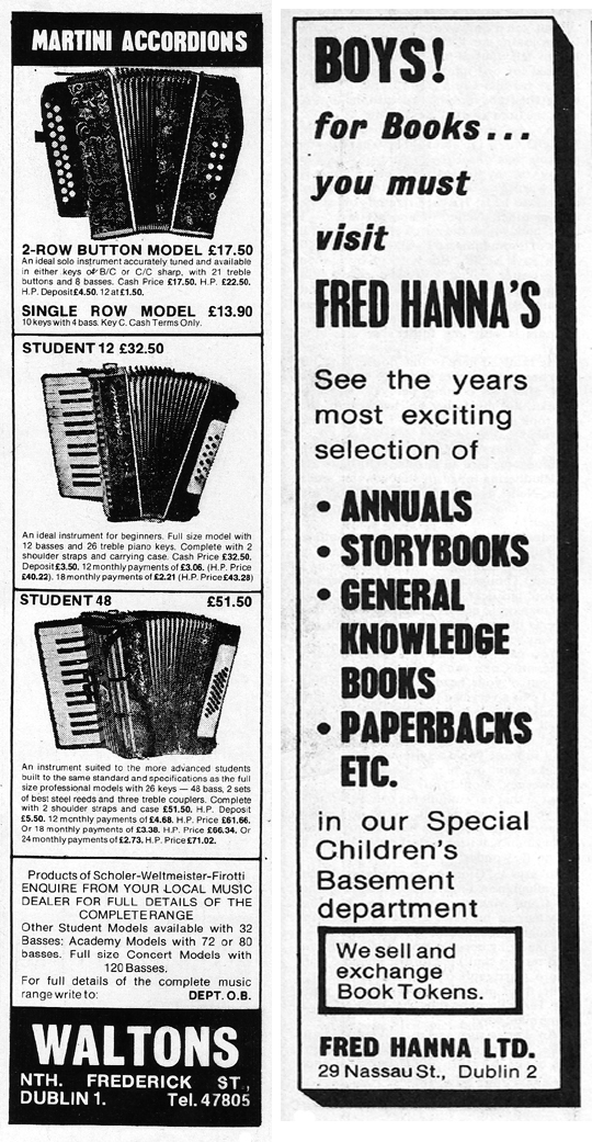 hannas book shop-waltons accordion-1972