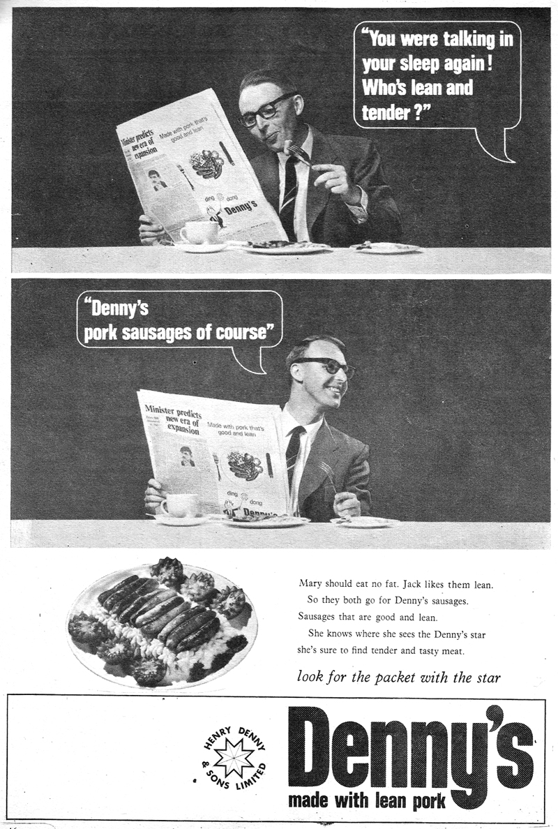 denny-pork-sausages-1967-feb-rtv