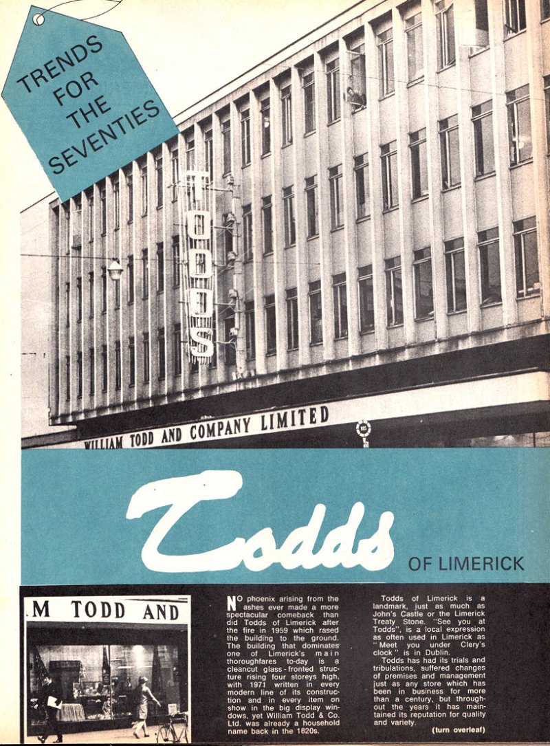 Todds Store Limerick 1971