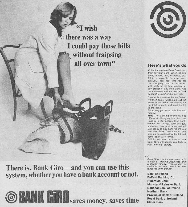 bank giro ireland 1969