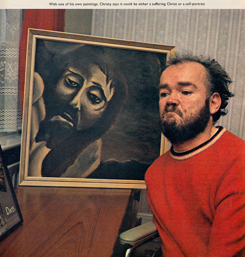 christy-with-painting-1972