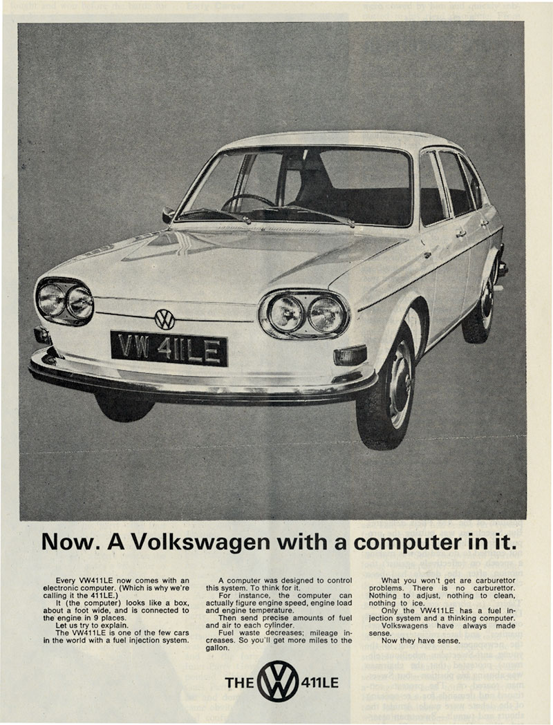 VOLKSWAGEN WITH A COMPUTER IN IT 1970
