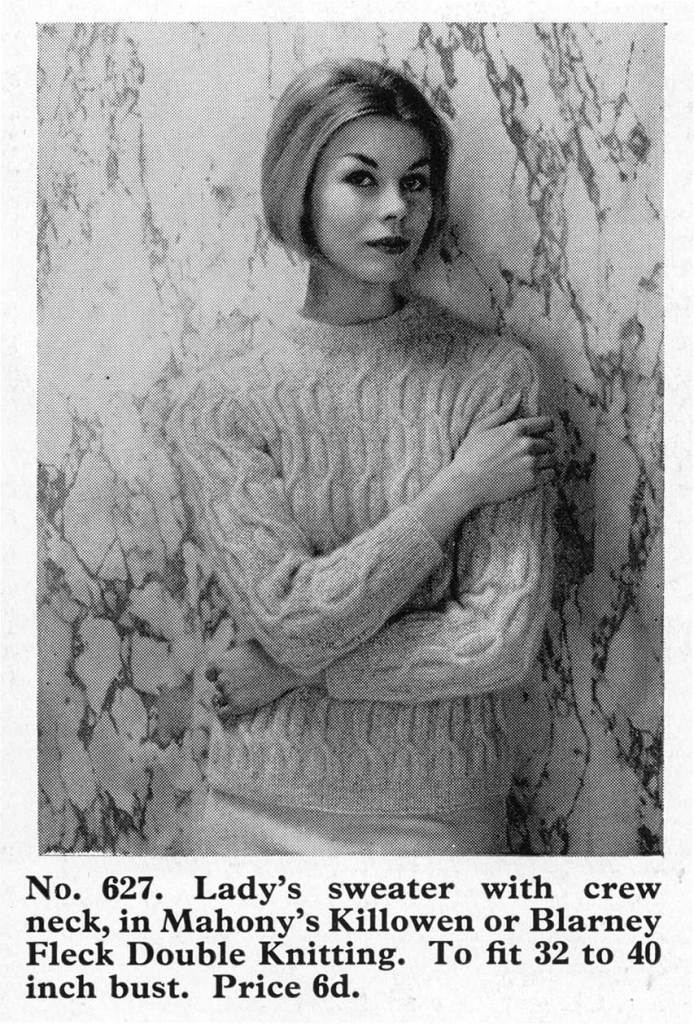 mahony's lady sweater knitting wool