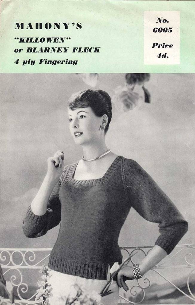 mahony's lady sweater blarney fleck