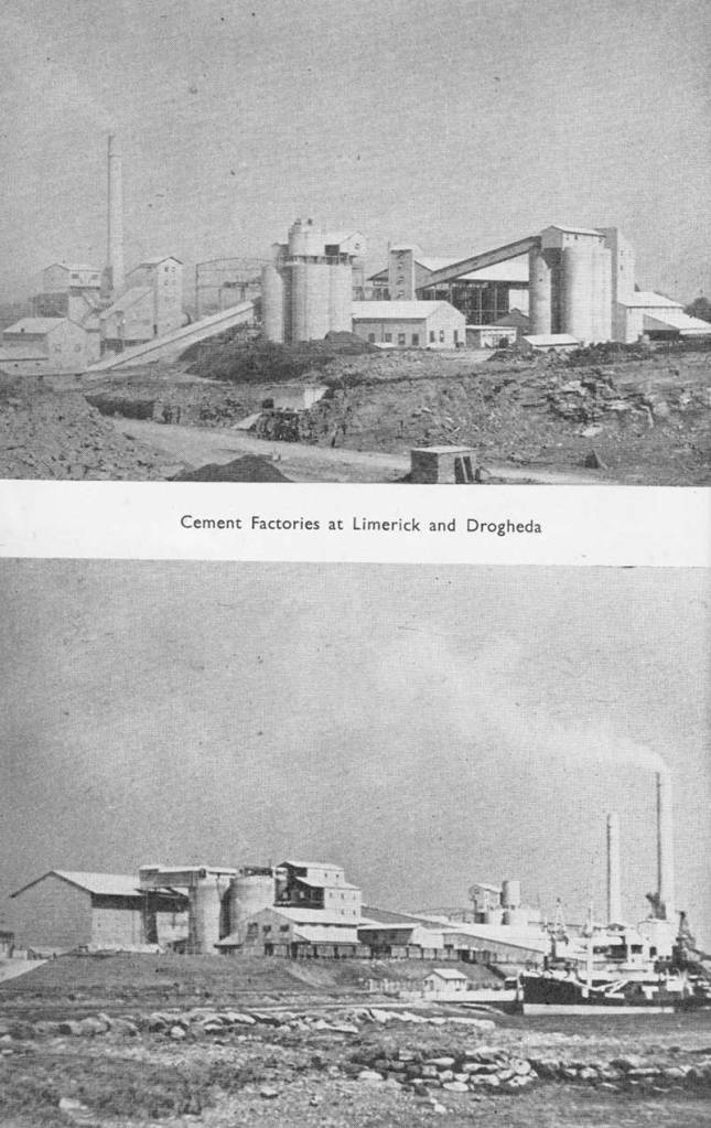 cement factories Limerick and Drogheda