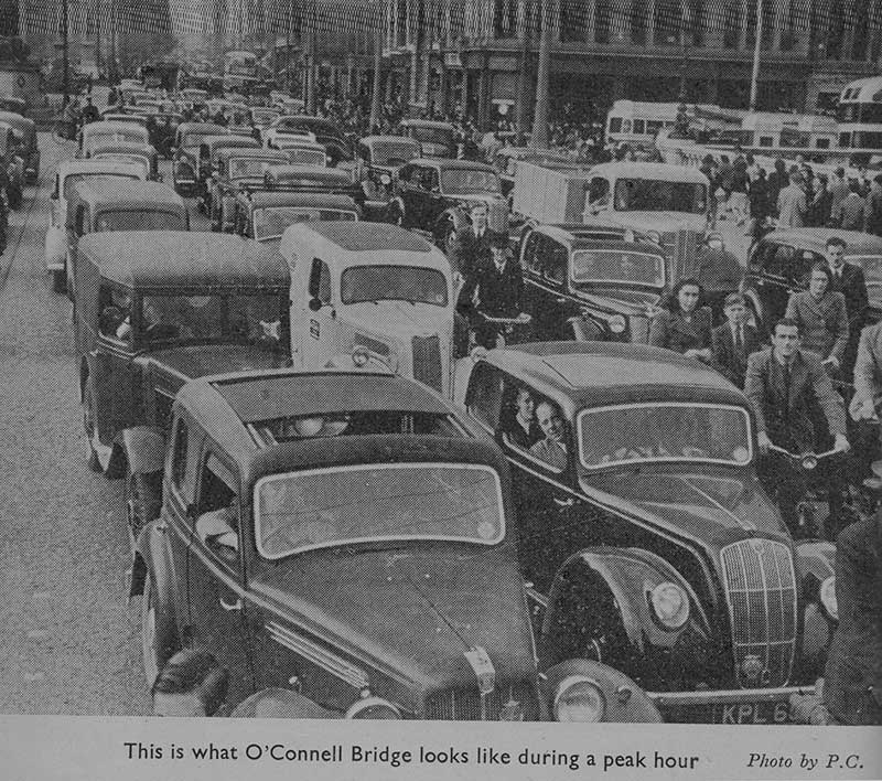 Traffic O'Connell Bridge 1948